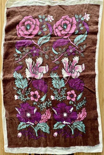 Vtg ulster linen kitchen dish - linen,